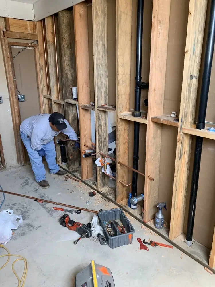Commercial rough-in plumbing for Water Heater Replacement in Featherstone Shores